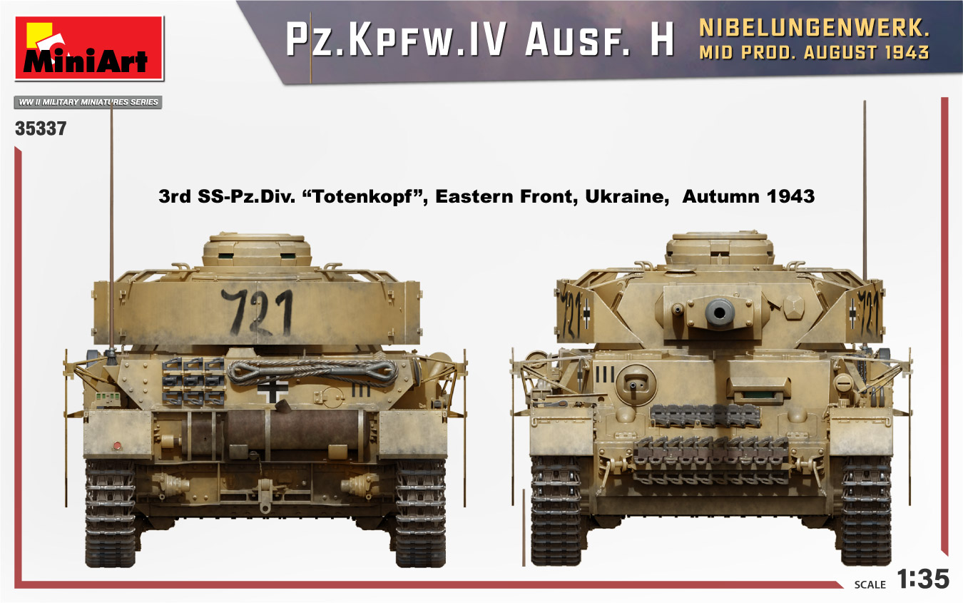 Miniart 1/35 Pz.Kpfw.IV Ausf H Nibelungenwork Mid Prod # 35337