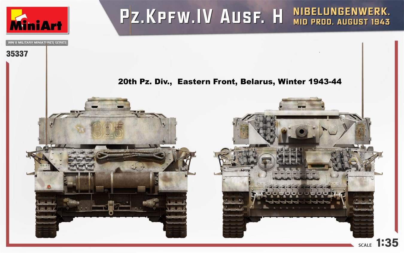 Miniart 1/35 Pz.Kpfw.IV Ausf H Nibelungenwork Mid Prod # 35337