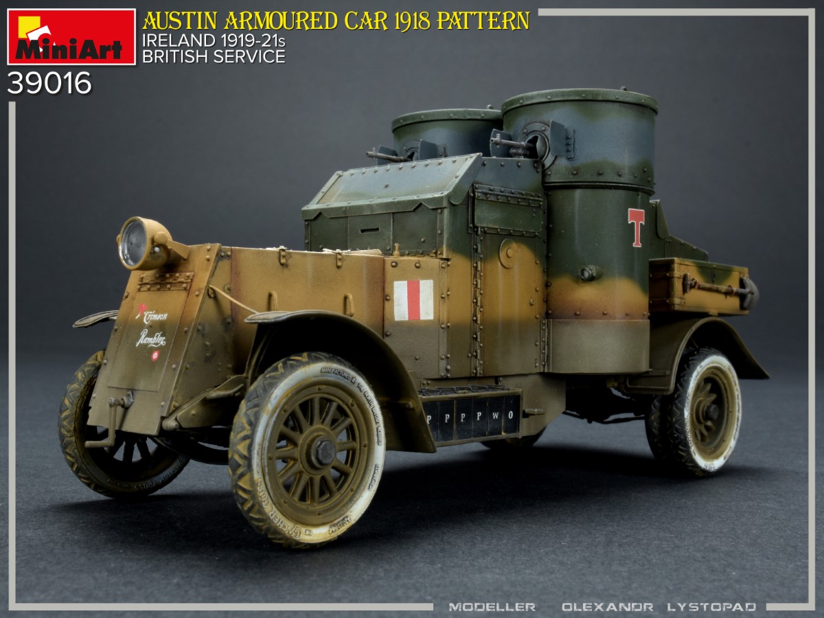 Miniart 1/35 WWI Austin Armored Car (Ireland 1919-21) # 39016