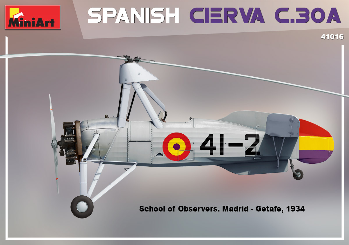 Miniart 1/35 Spanish Cierva C.30A # 41016