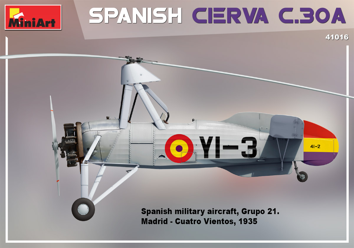 Miniart 1/35 Spanish Cierva C.30A # 41016