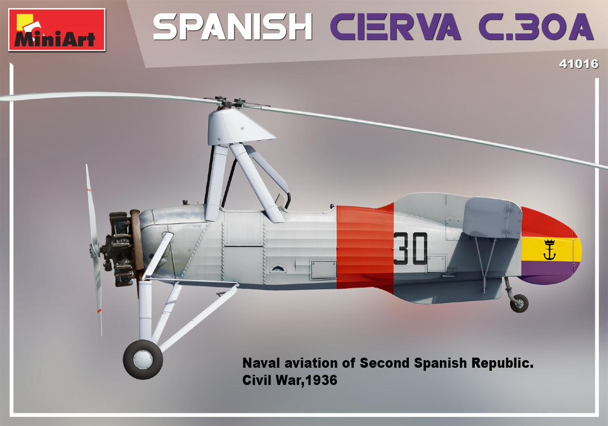 Miniart 1/35 Spanish Cierva C.30A # 41016