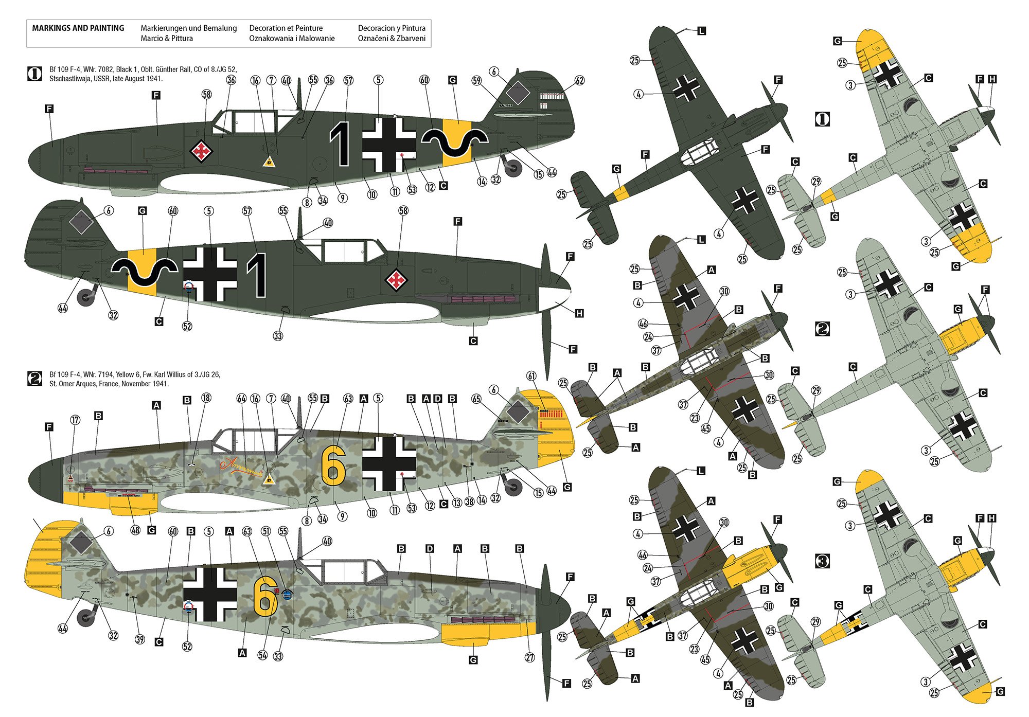 Hobby 2000 1/32 Messerschmitt Bf-109F-4 Early Production # 32014