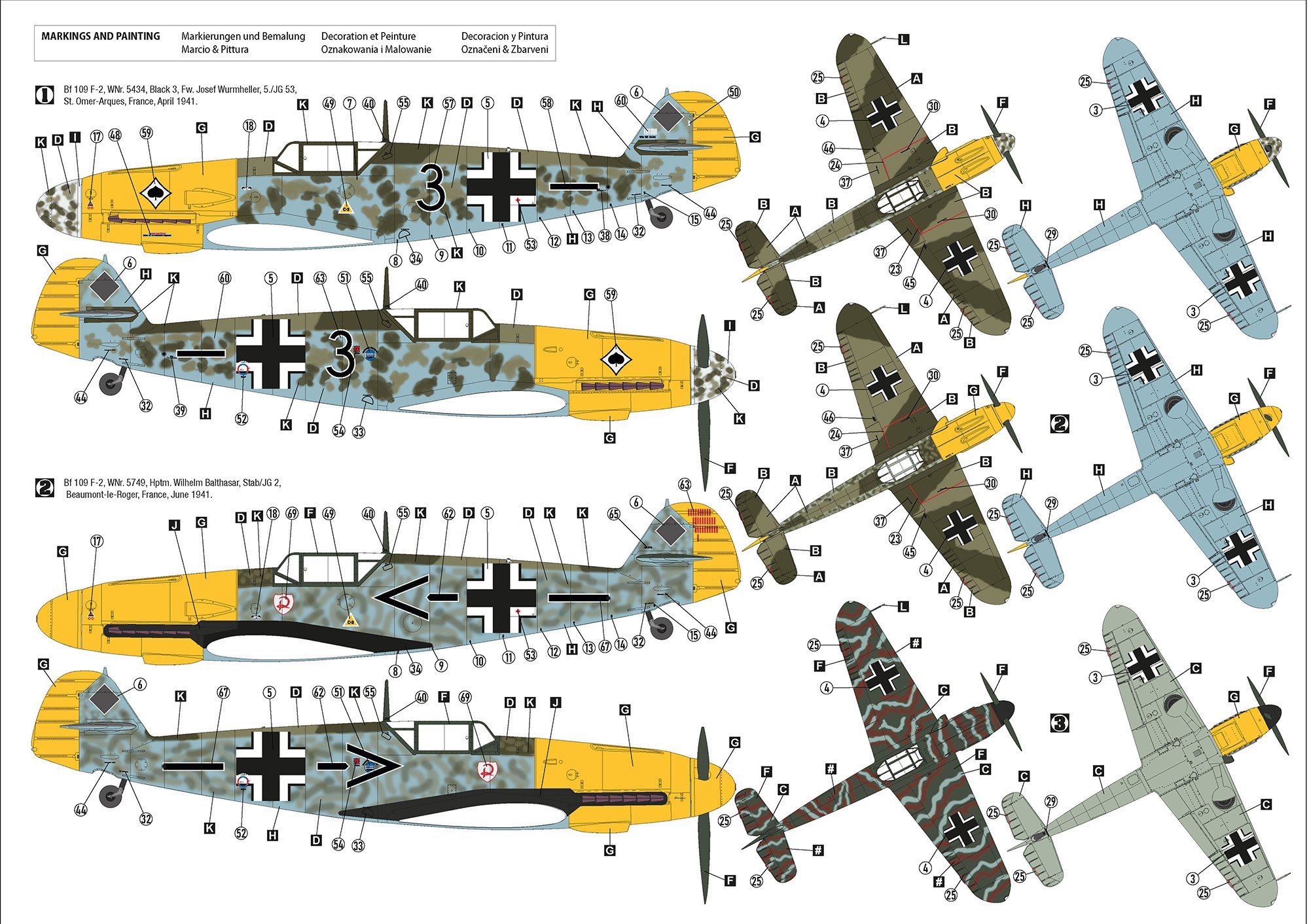 Hobby 2000 1/32 Messerschmitt Bf-109F-2 Western Front # 32015