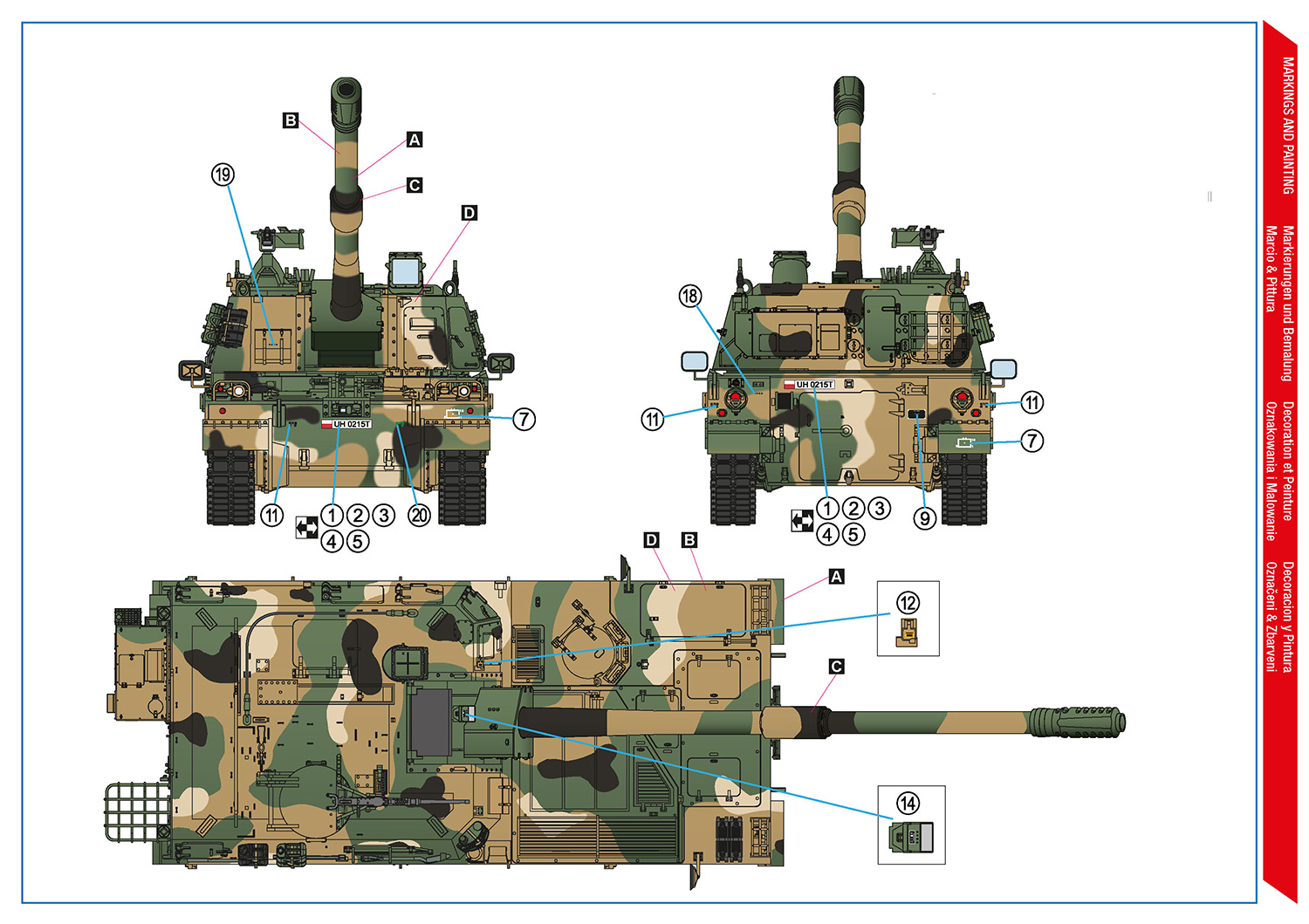 Hobby 2000 1/35 K9A1 'Thunder' Polish Army SPH # 35005