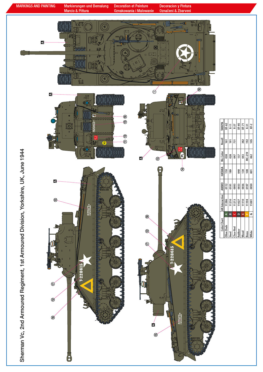 Hobby 2000 1/35 Sherman Vc 'Firefly' Polish 1st Armoured Division # 35008