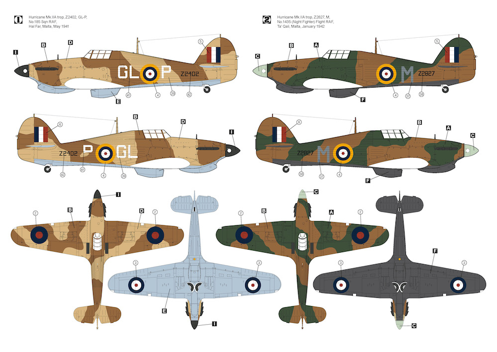 Hobby 2000 1/48 Hawker Hurricane Mk.IIA Trop # 48016