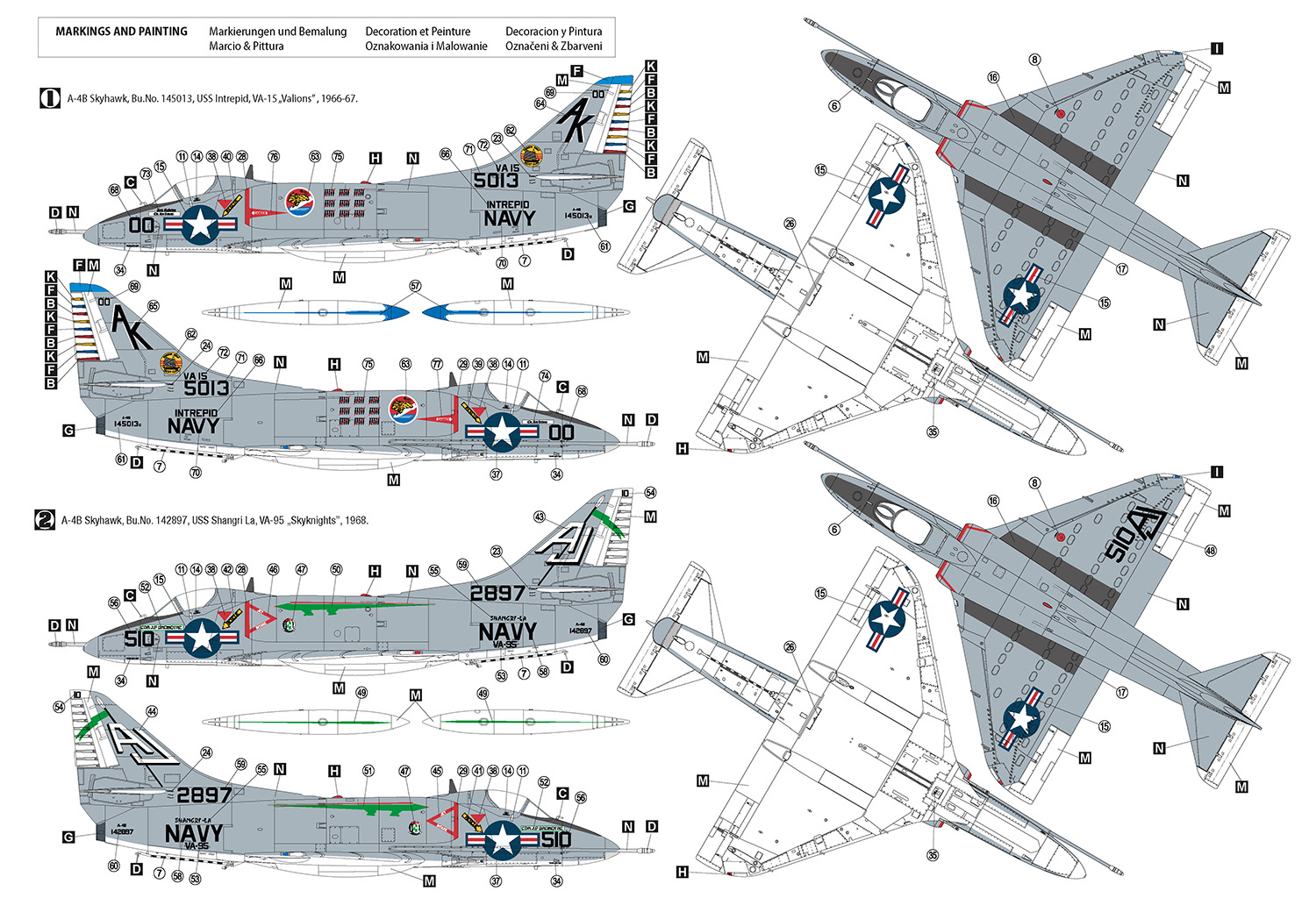 Hobby 2000 1/48 Douglas A-4B Skyhawk # 48031