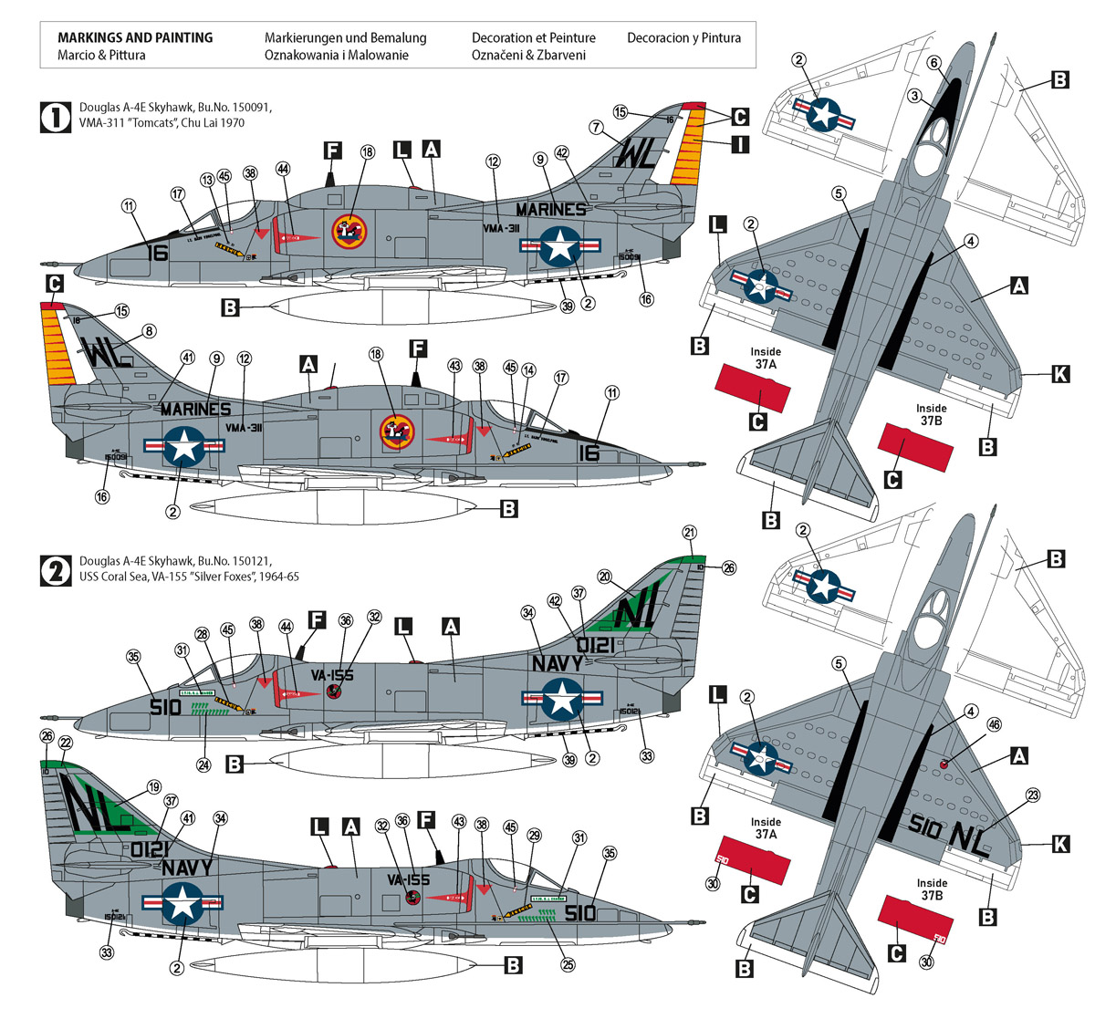 Hobby 2000 1/72 Douglas A-4E Skyhawk # 72047