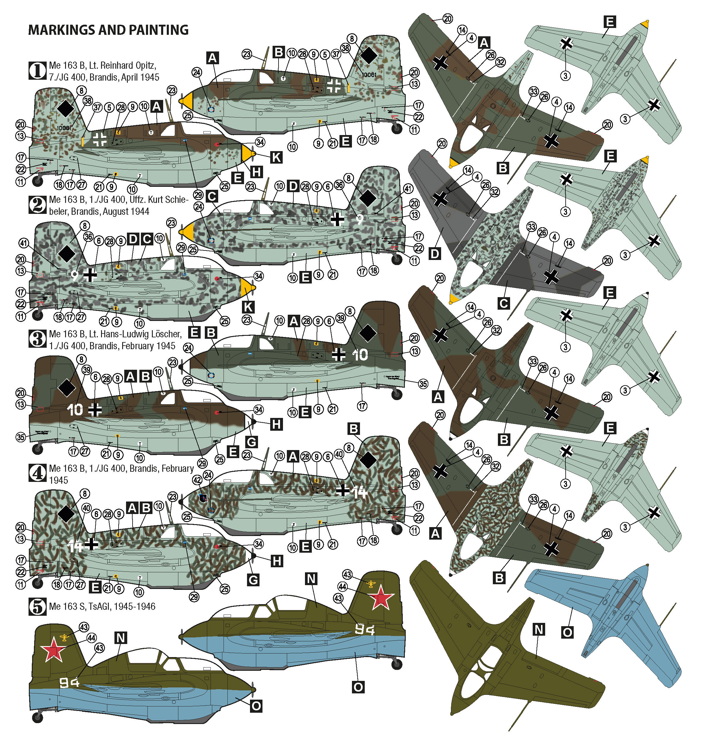 Hobby 2000 1/72 Messerschmitt Me-163B/S Komet # 72061