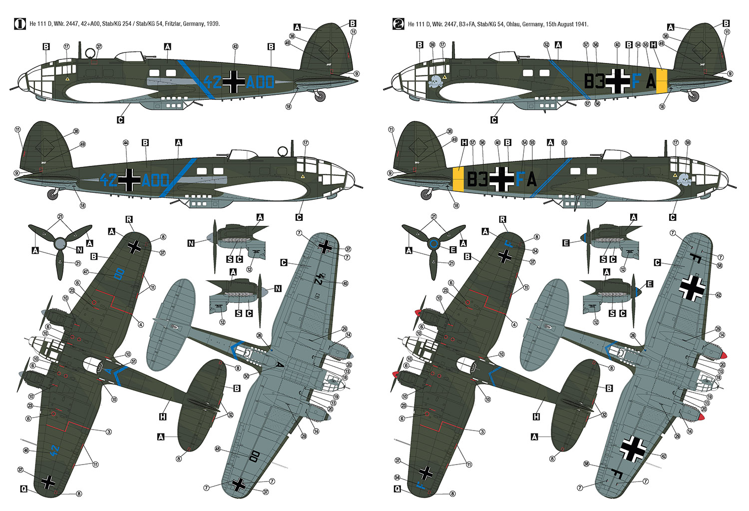 Hobby 2000 1/72 Heinkel He-111D # 72075