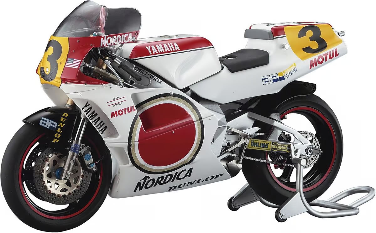 Hasegawa 1/12 Yamaha YZR500 1989 Team Lucky Strike Roberts Kit # 21710
