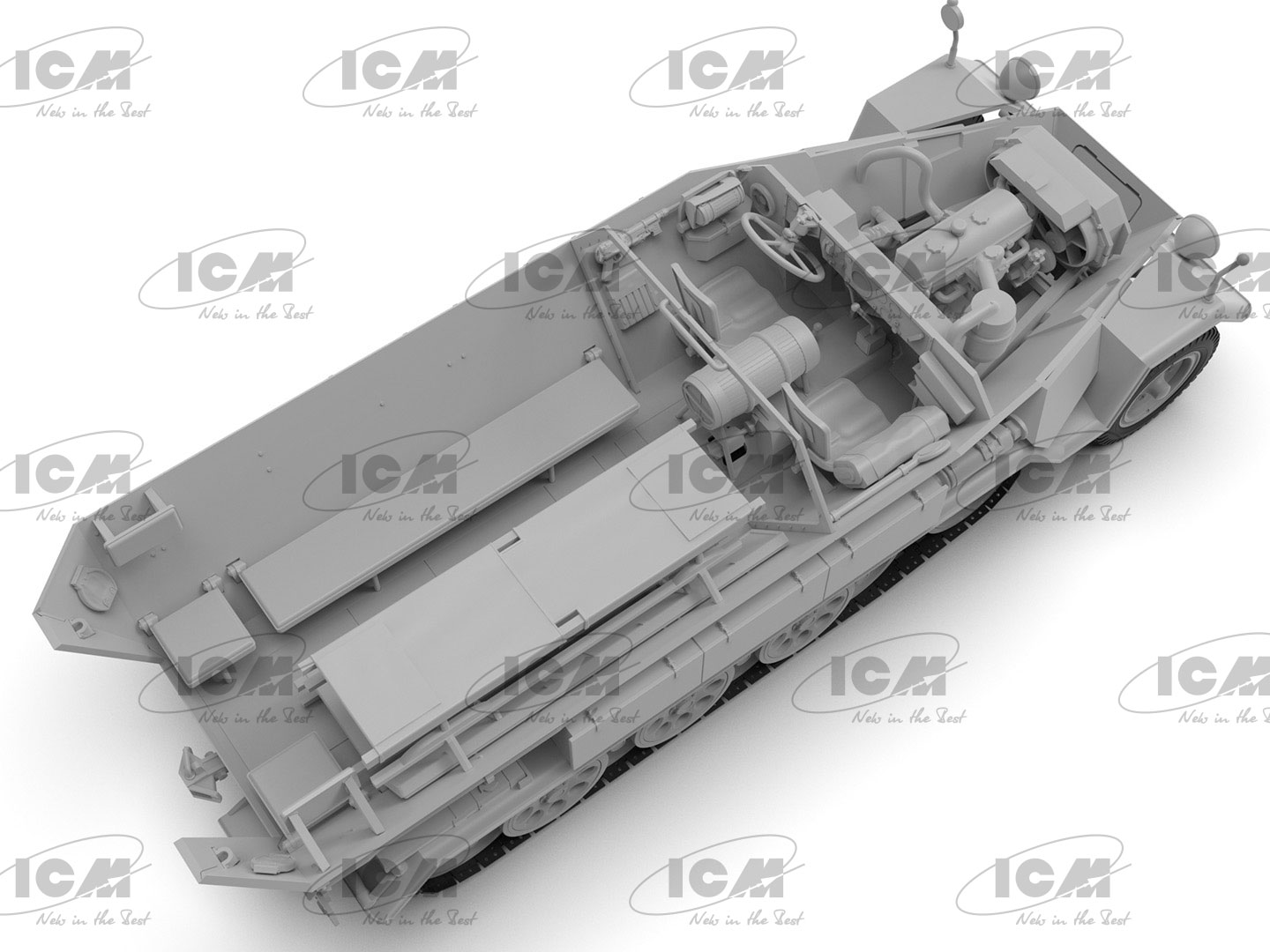 ICM 1/35 Sd.Kfz.251/8 Ausf.A 'Krankenpanzerwagen' # 35113