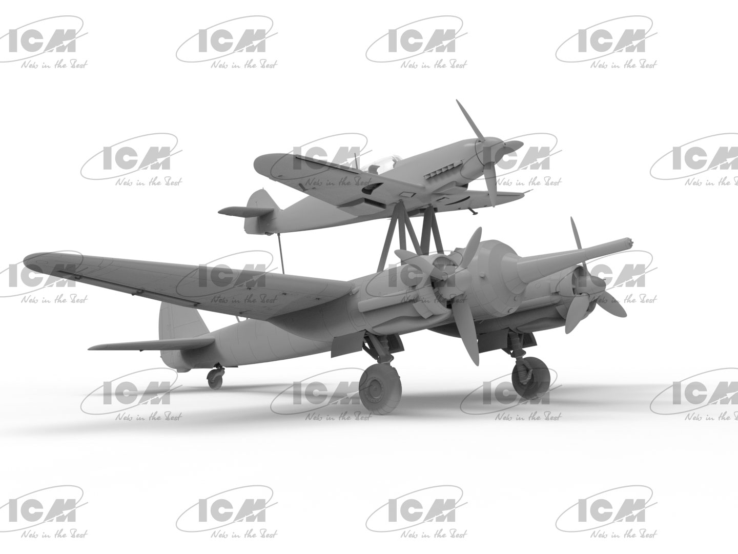 ICM 1/48 Mistel 1 WWII German Composite Aircraft # 48100