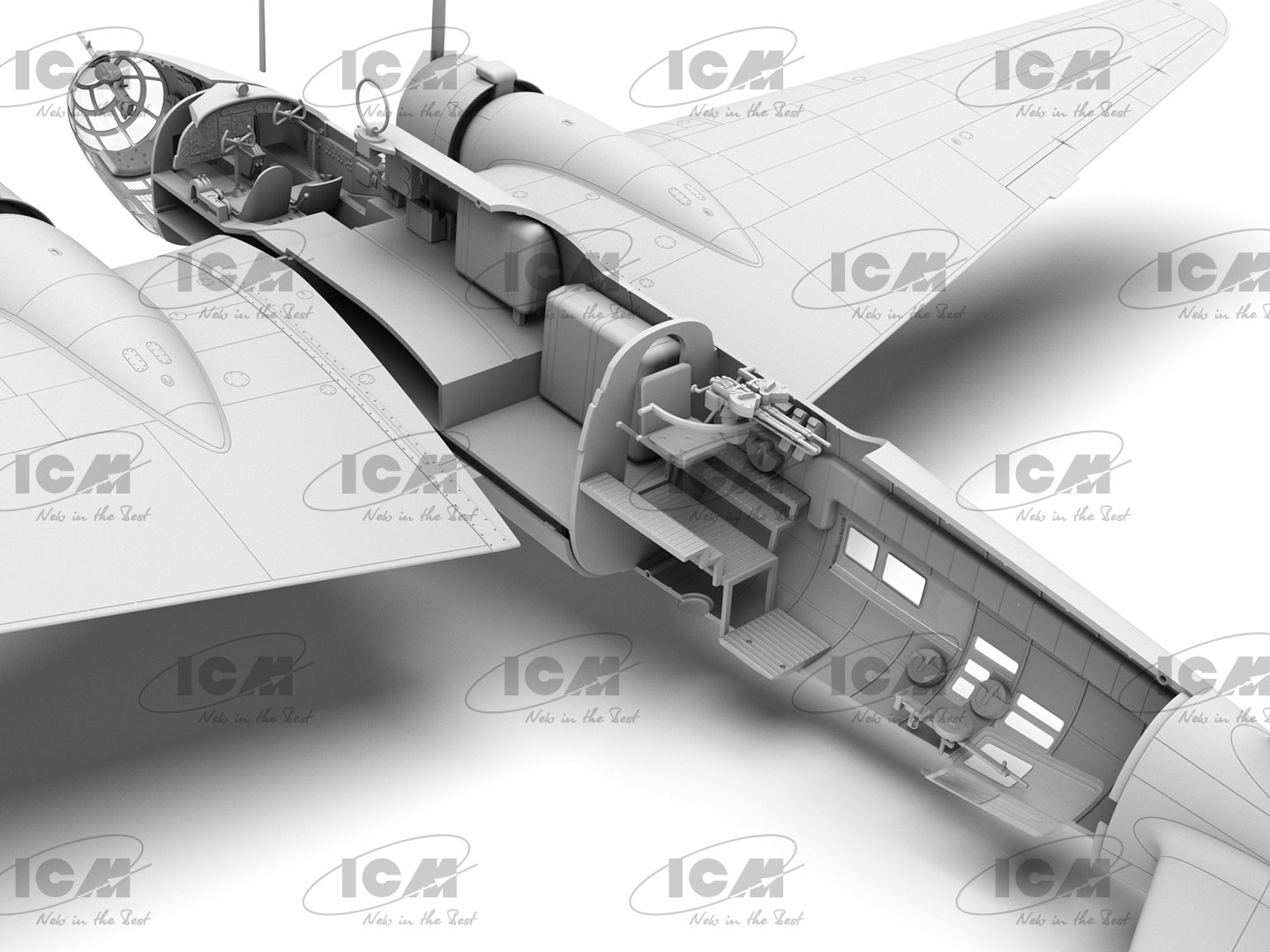 ICM 1/48 Mitsubishi Ki-21-Ia 'Sally', Japanese Heavy Bomber # 48196