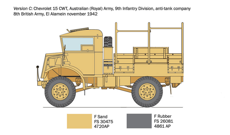 Italeri 1/35 Chevrolet 15CWT Lorry # 233