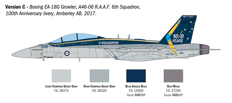 Italeri 1/48 Boeing EA-18G Growler # 2824