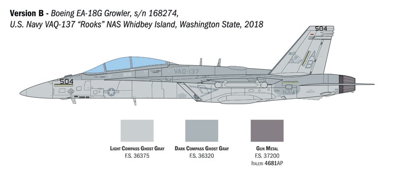 Italeri 1/48 Boeing EA-18G Growler # 2824