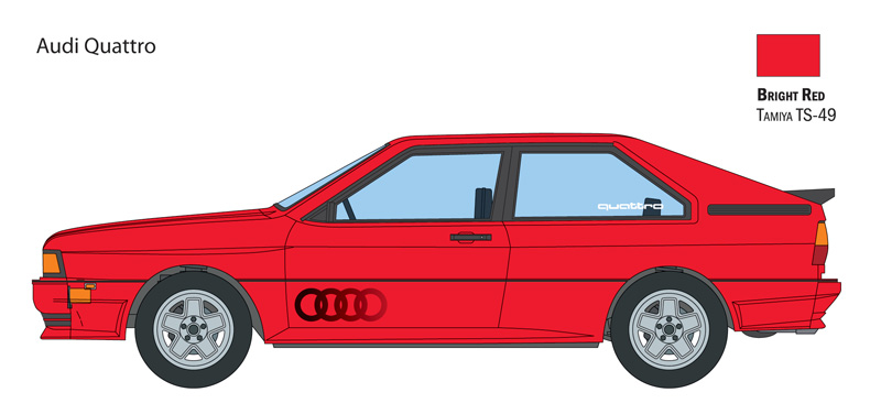 Italeri 1/24 Audi Quattro # 3671