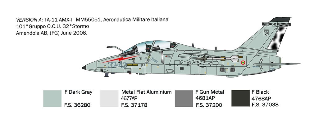 Italeri 1/72 AMX-T Twin Seater # 1471