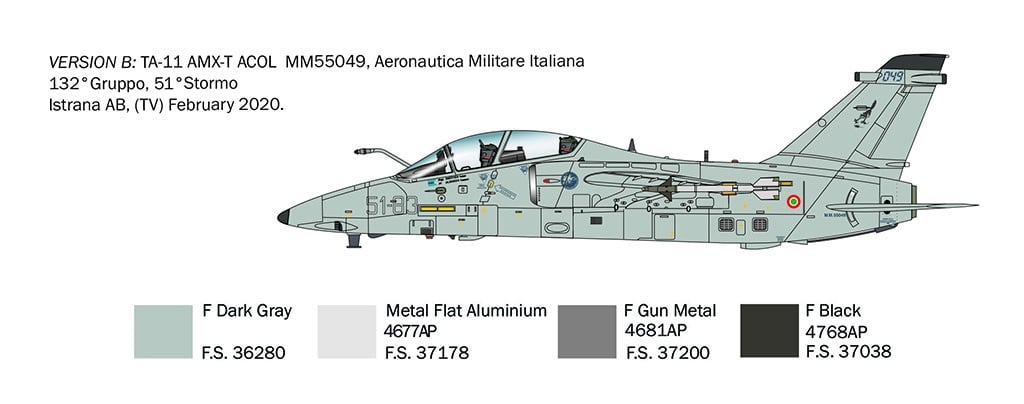 Italeri 1/72 AMX-T Twin Seater # 1471