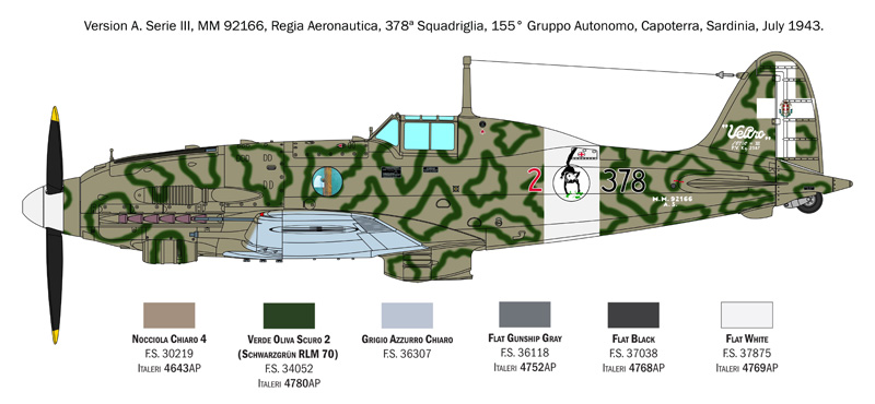 Italeri 1/32 Macchi MC.205 “Veltro” # 2519