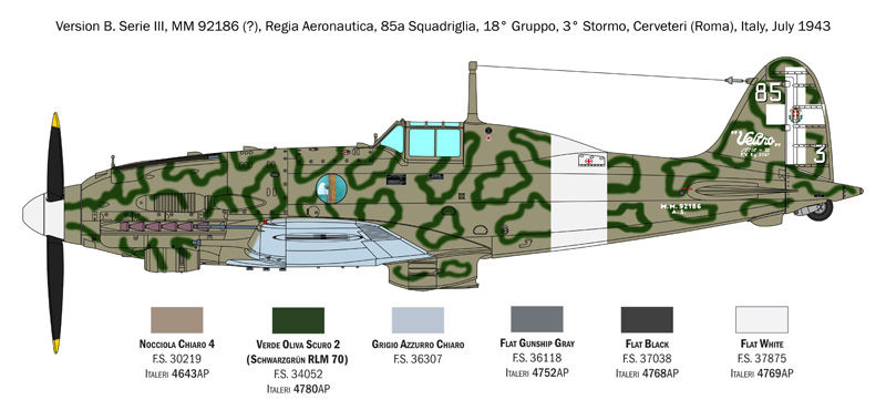 Italeri 1/32 Macchi MC.205 “Veltro” # 2519