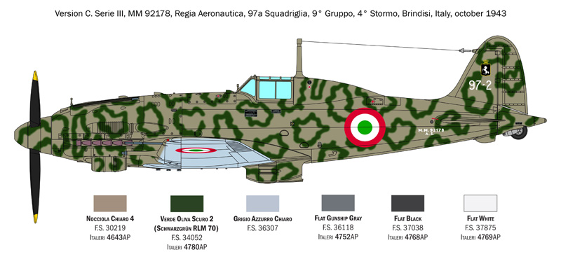 Italeri 1/32 Macchi MC.205 “Veltro” # 2519