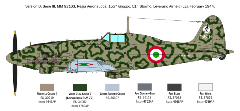 Italeri 1/32 Macchi MC.205 “Veltro” # 2519