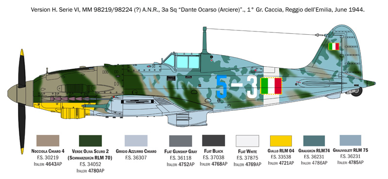 Italeri 1/32 Macchi MC.205 “Veltro” # 2519