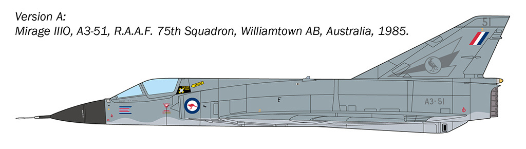 Italeri 1/48 Dassault-Mirage III # 2816