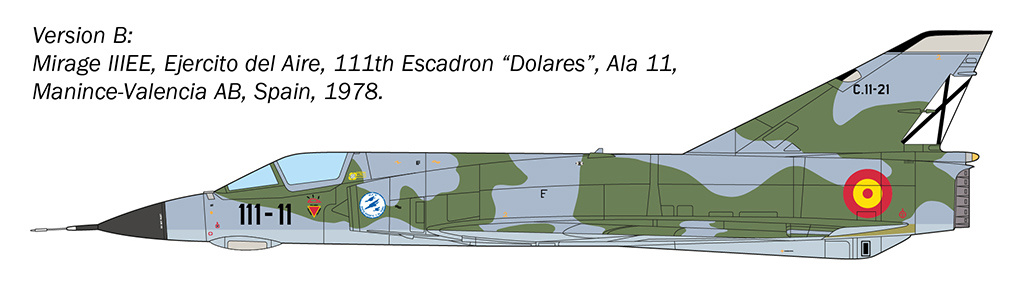 Italeri 1/48 Dassault-Mirage III # 2816