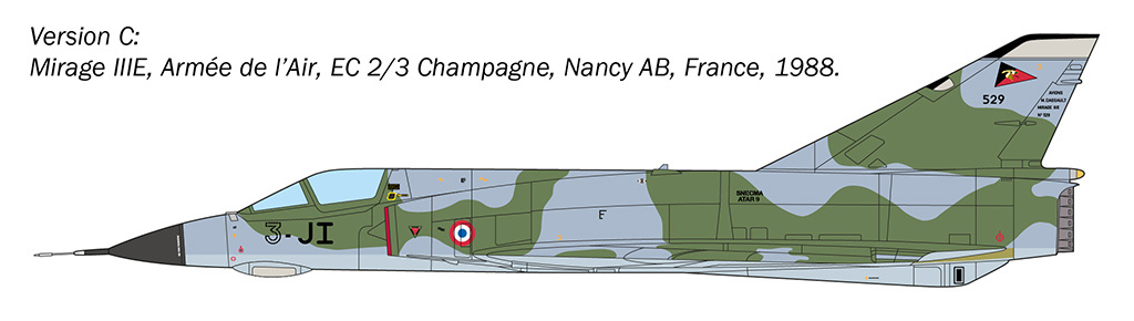 Italeri 1/48 Dassault-Mirage III # 2816