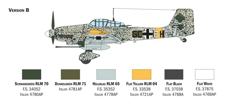 Italeri 1/48 Junkers Ju-87 G-1 Stuka Kanonenvogel # 2830