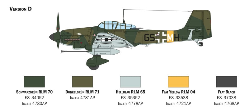 Italeri 1/48 Junkers Ju-87 G-1 Stuka Kanonenvogel # 2830