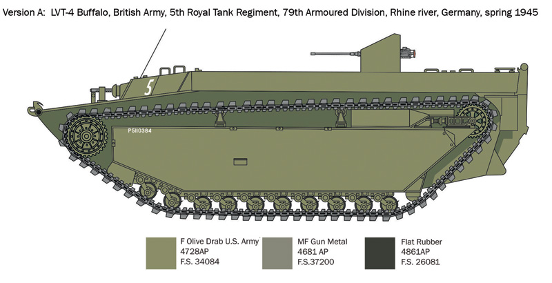 Italeri 1/35 LVT-4 Water Buffalo # 6752