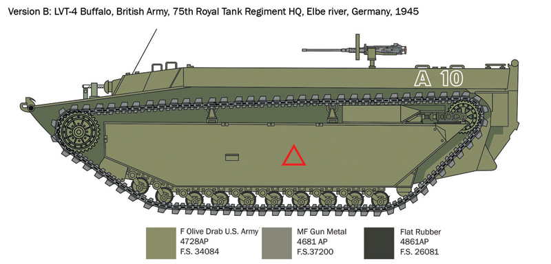 Italeri 1/35 LVT-4 Water Buffalo # 6752