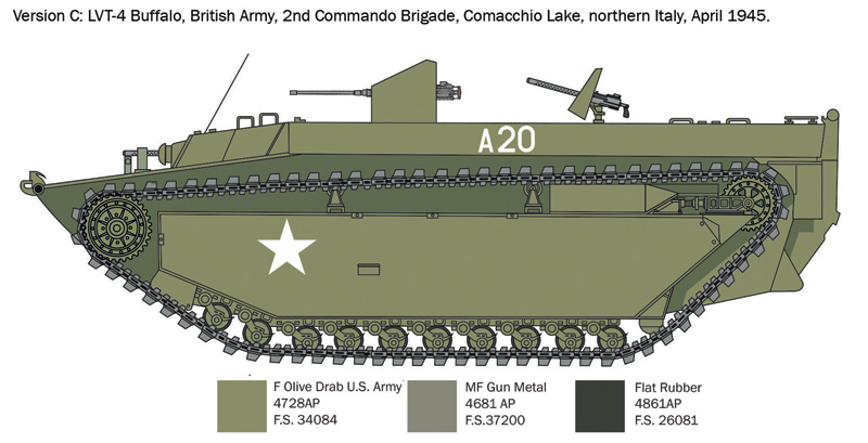 Italeri 1/35 LVT-4 Water Buffalo # 6752