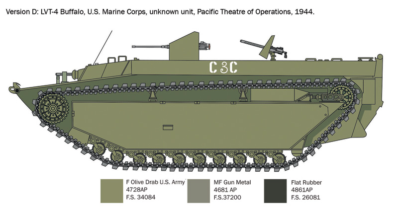 Italeri 1/35 LVT-4 Water Buffalo # 6752