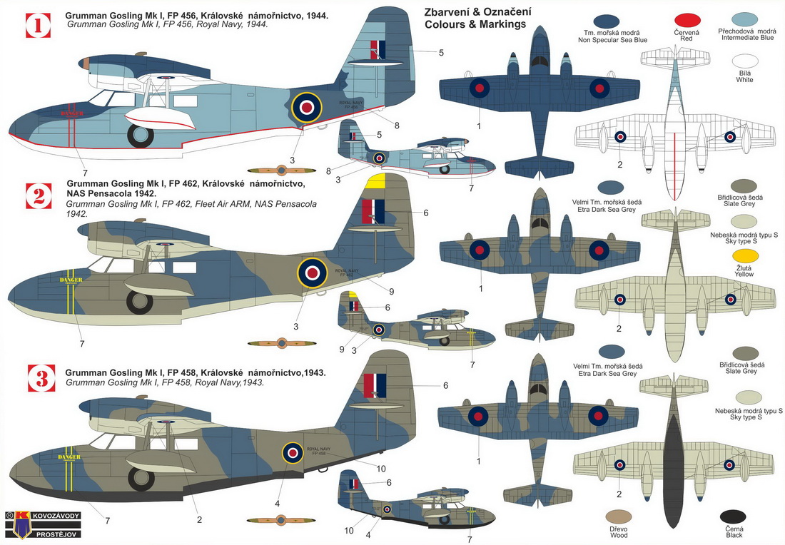 Kovozavody Prostejov 1/72 Grumman Gosling Mk.I  # 72474