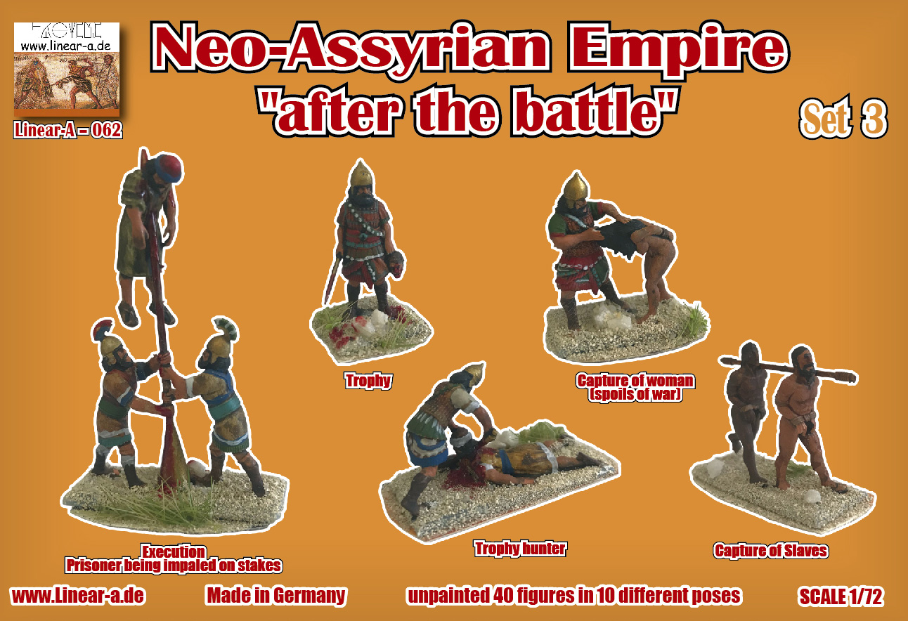 Linear-A 1/72 Neo-Assyrian Empire Set 3 After The Battle # 062