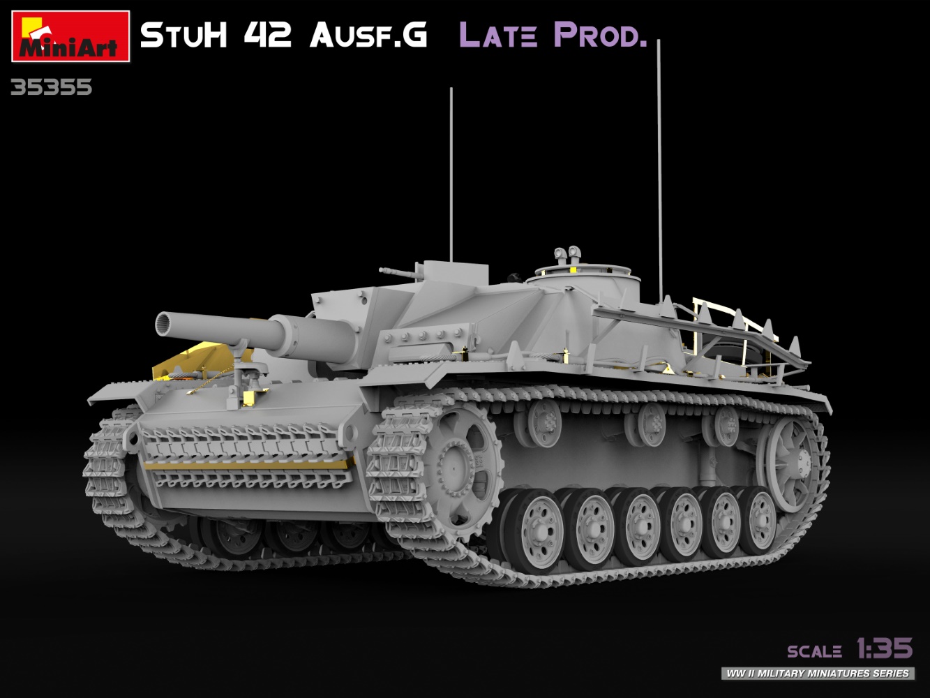 Miniart 1/35 StuH 42 Ausf G Late Prod # 35355