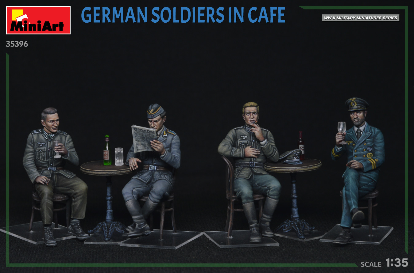 Miniart 1/35 German Soldiers in Cafe # 35396