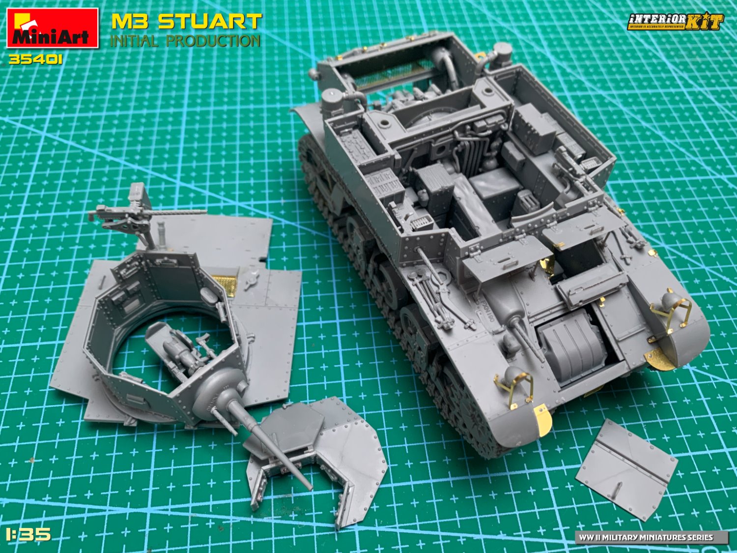 Miniart 1/35 M3 Stuart Initial Production Interior Kit # 35401