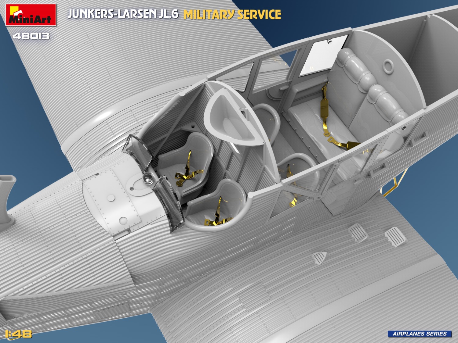 Miniart 1/48 Junkers-Larsen JL.6 Military Service # 48013