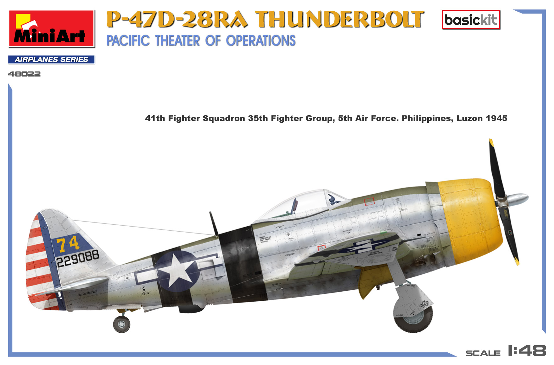 Miniart 1/48 P-47D-28RA Thunderbolt Pacific Theater # 48022