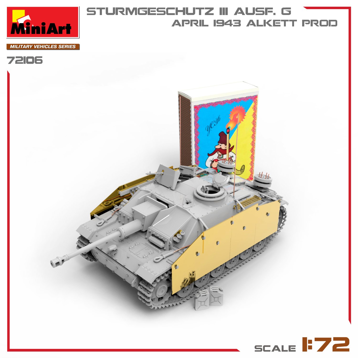 MiniArt 1/72 StuG III Ausf G April 1943 Prod # 72106