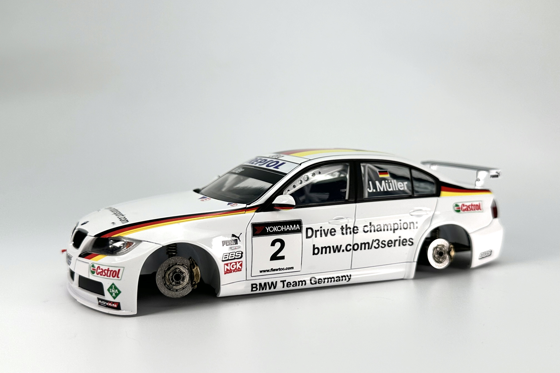 NuNu 1/24 BMW 320 E90I Wtcc Brands Hatch 2008 Winner # 24037