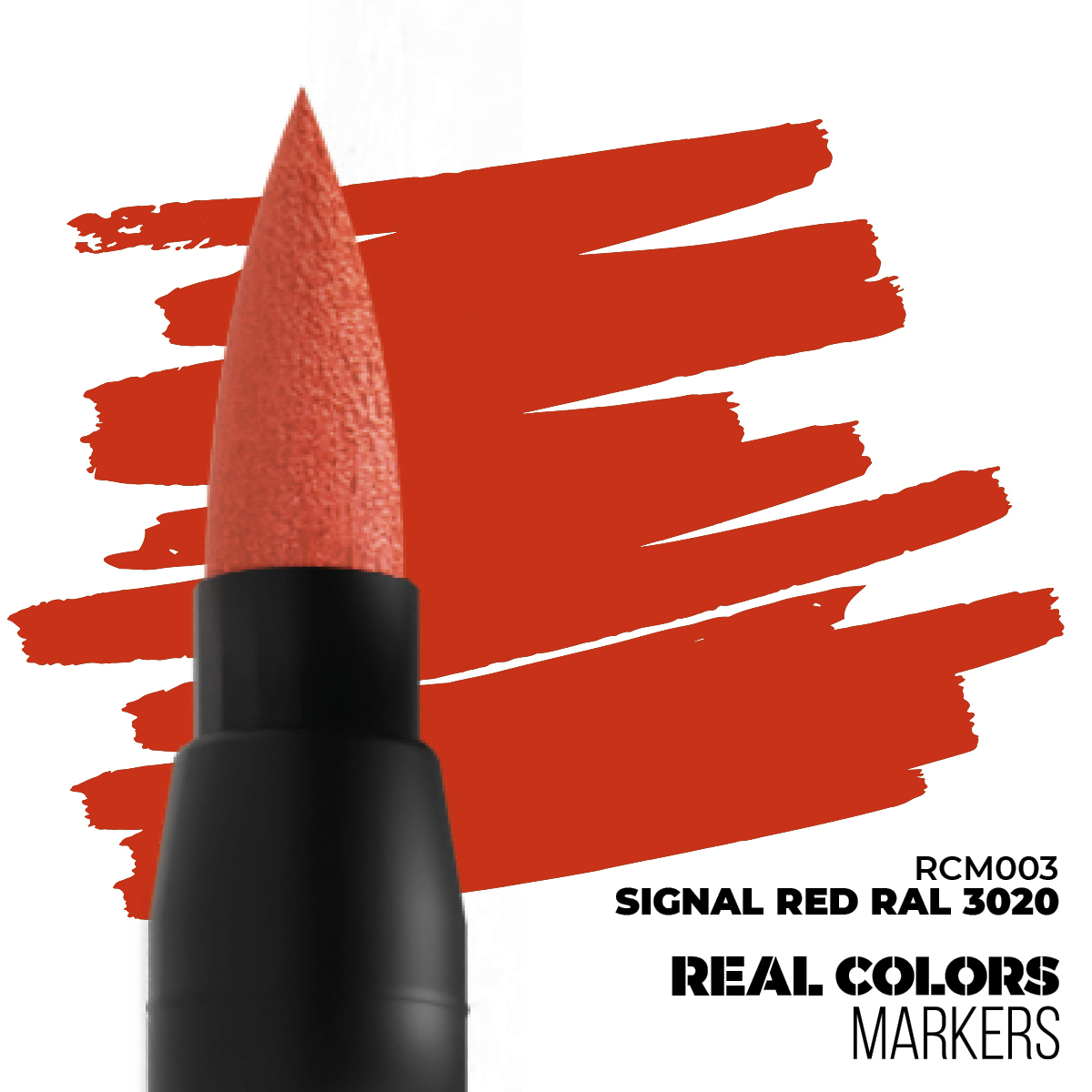 Real Colors Markers Signal Red RAL 3020 # M003