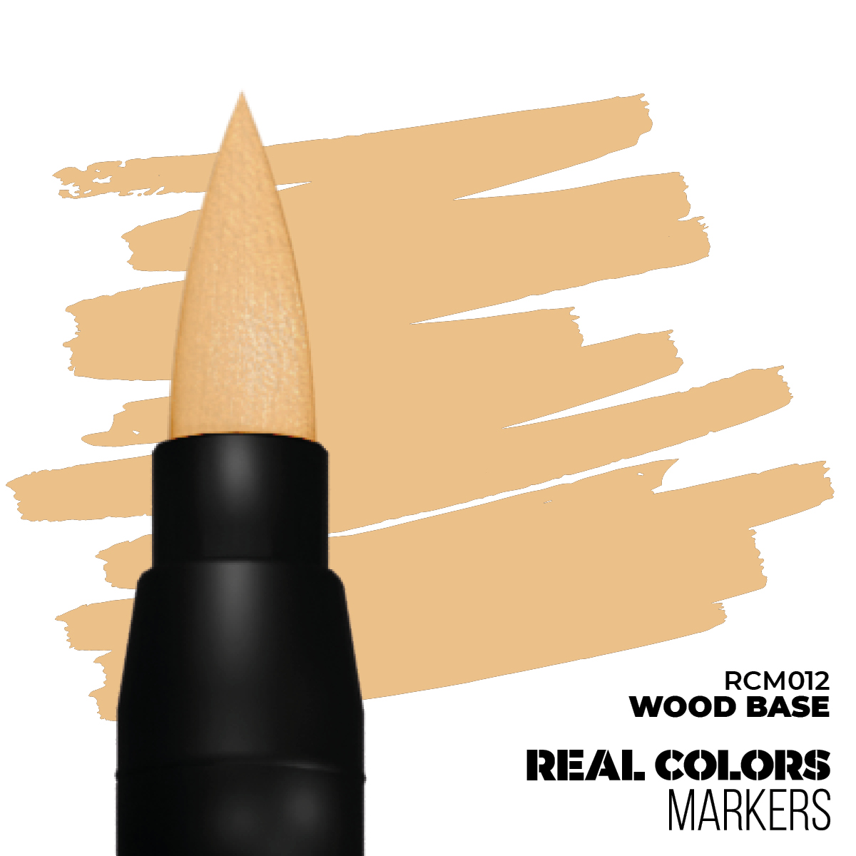 Real Colors Markers Wood Base # M012